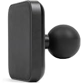 Peak Design Mobile Ball Mount Adapter, Qi1 Wireless Charging, Magnetic Mounting Technology, MagSafe Compatible, Works with 1" Ball-and-Socket Phone Mount for Car, Truck, Plane and More