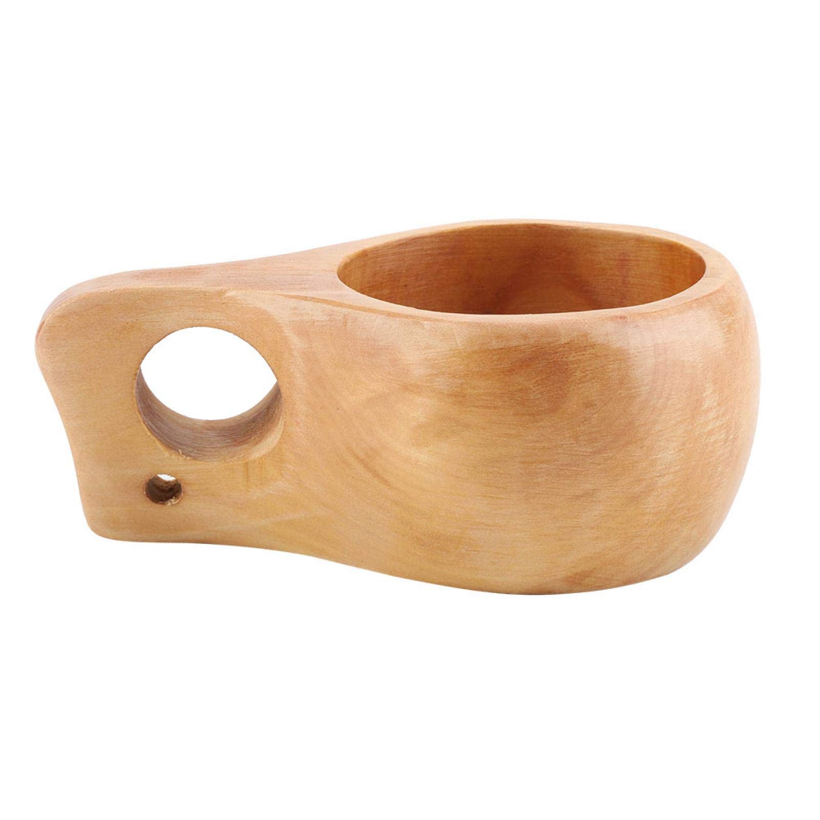 Wooden Coffee Mug Natural Wood Drinks Mug Cup for Coffee, Tea and Milk for Camping Hiking Survival Teacup(#2)