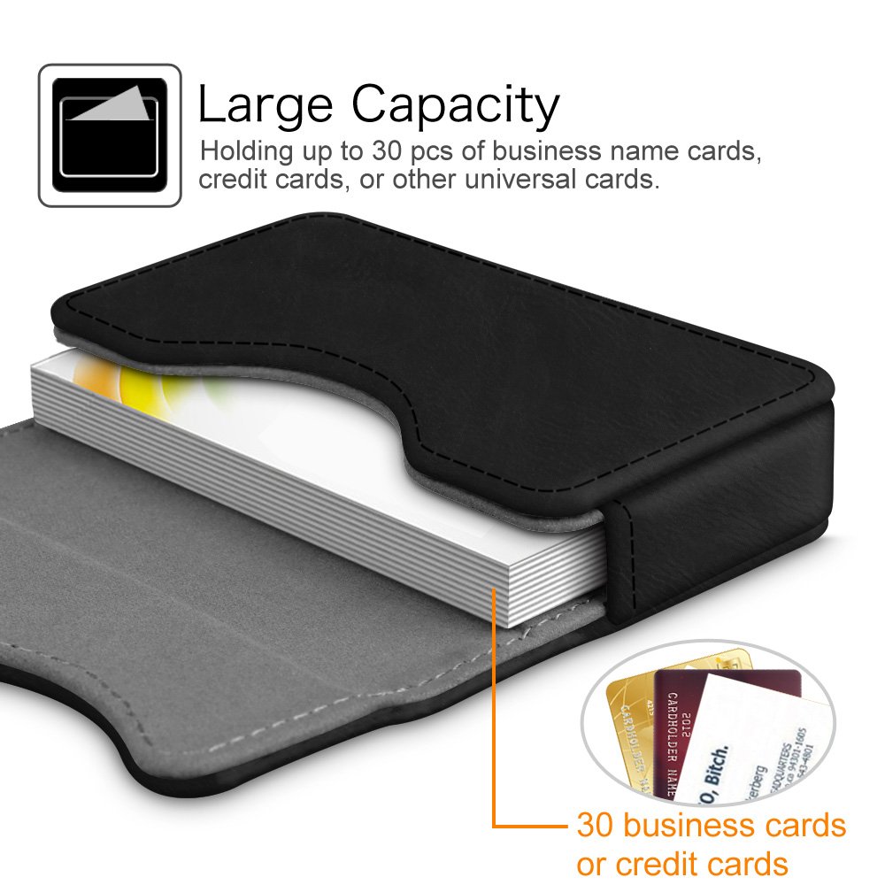 Business Card Holder Name Card Wallet Case Organizer with