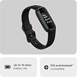 Fitbit Inspire 3 Activity Tracker with 6-Month Premium Black Midnight Zen view 3