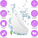 URAQT Eye Gel Pads and Patches 50 Pairs 10 Brushes Premium Lint-Free Purple view 2