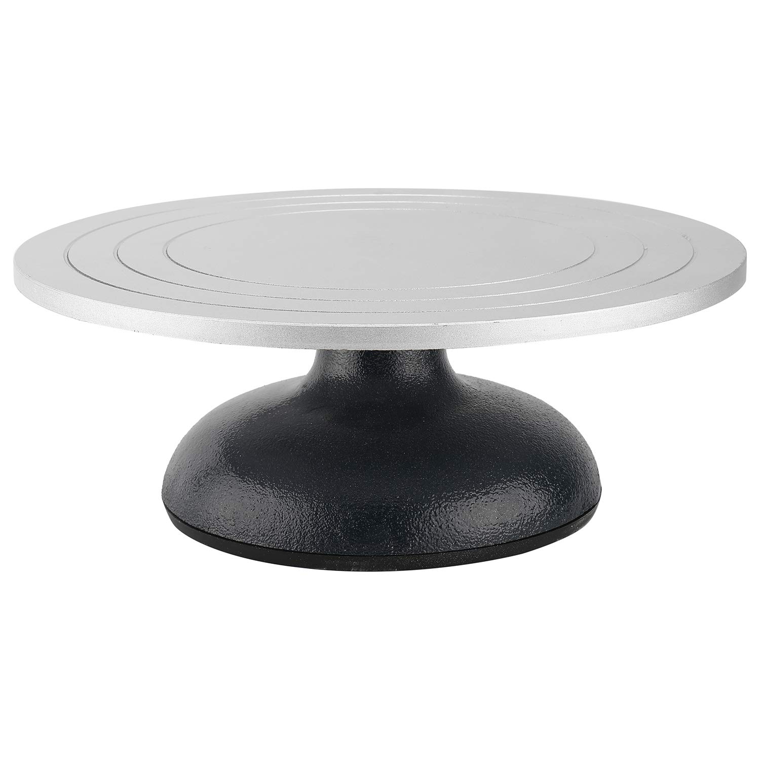 Homtone Banding Turntable Wheel 30cm Diameter, Pottery Wheel Heavy Duty Clay Sculpture Swivel Plate, Sculpting Wheel All Metal Construction Sculptor Turntable with Ball Bearings (12inch/30cm)