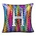 Magic Mermaid Pillow Cover Reversible Sequins Color Changing Pillow Case Funny Home Decoration Gift for Kids