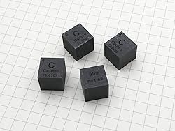 Carbon Cube - 10mm Pure Metal Element Cubes - Laser
