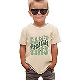 SANIXJOO Toddler Baby Can't Pinch This T-Shirts St Patrick's Day Clover Graphic Shirts Cute Summer Short Sleeve Clothes