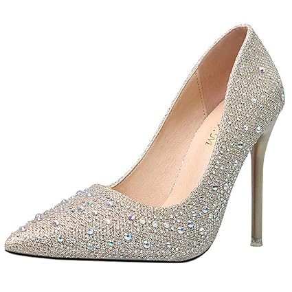 Fine With High Heeled Shallow Mouth Thin Pointed Diamonds