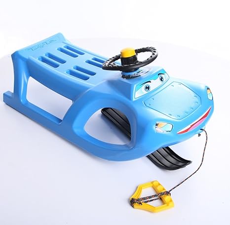 Schlitten Kinderschlitten Rodelschlitten Kunststoff Lenkrad Viele Farben Winter Weitere Wintersportarten Schlitten Bobs
