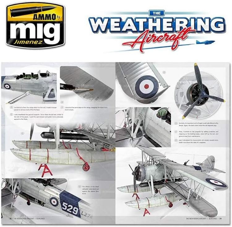 Amazon.com: AMMO MIG-5208 Issue 8. Seaplanes English, Multicolour: Toys & Games