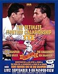Ken Shamrock & Royce Gracie Signed 8x10 Photo COA UFC 3 Poster Autograph - PSA/DNA Certified - Autographed UFC Photos