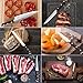 Knife set,7 Piece Kitchen Knife Set with Wooden Block,German High Carbon 1.4116 Stainless Steel Knife Block Set for Chef,Full-Tang