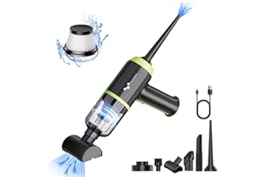 helloleiboo 2024 Upgrade 3 in 1 Car Vacuum,Handheld Vacuum Cordless 8000pa Strong Suction Rechargeable Portable Vacuum Cleaner,Mini Vacuum Cleaner for Car Office Desk Keyboard