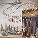 BOHON Star String Lights Battery Powered 20 LEDs Twinkle Fairy String Lights Timer for Bedroom Christmas Tree Indoor Wedding Party Metal Rattan Star Handicraft Decor Warm White