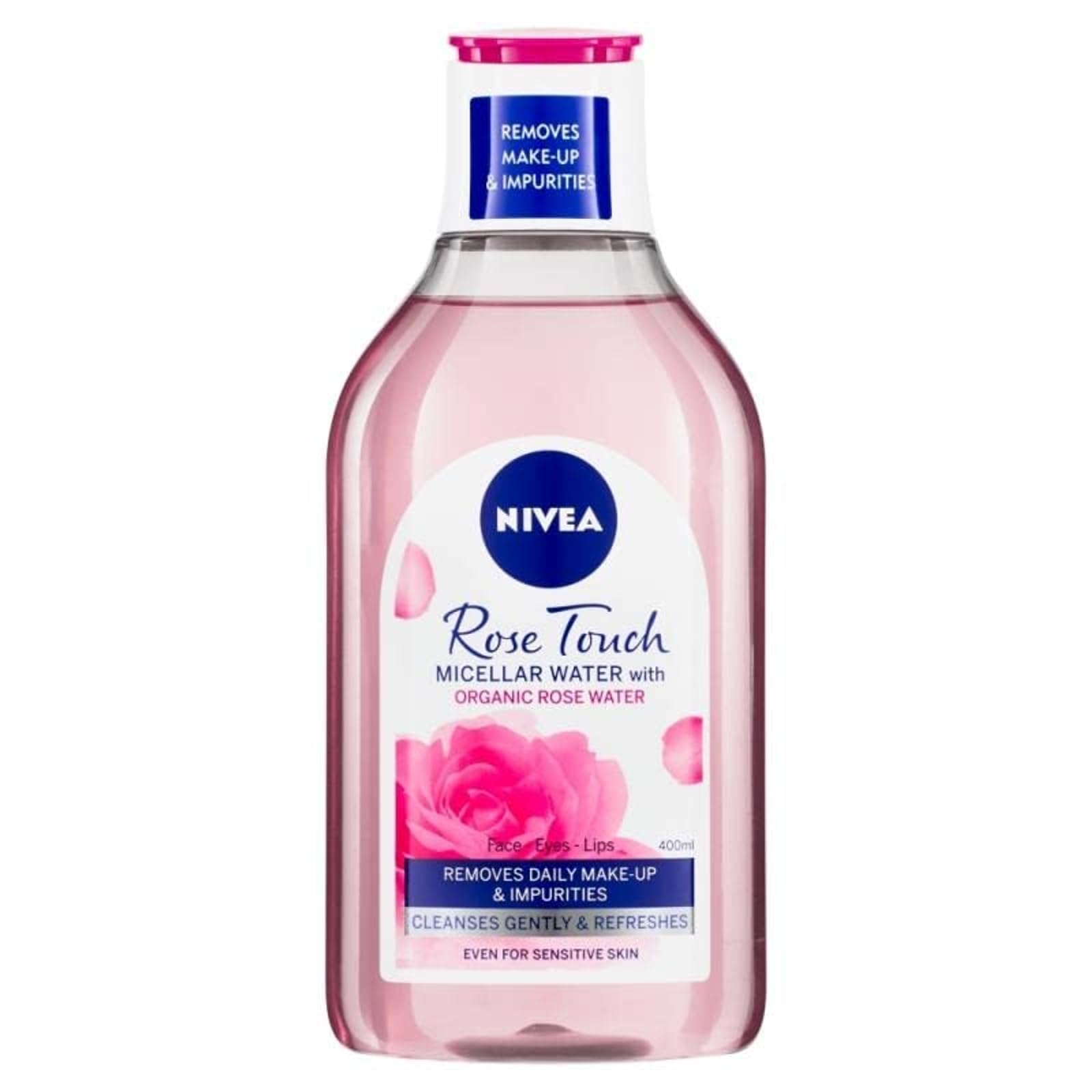 NIVEA Micellar Water Rose Touch, 400 ml (Pack of 2)