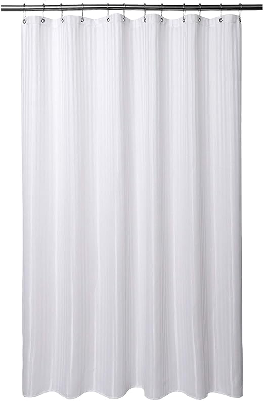 Amazon Com Barossa Design Fabric Shower Curtain 80 Inches Long