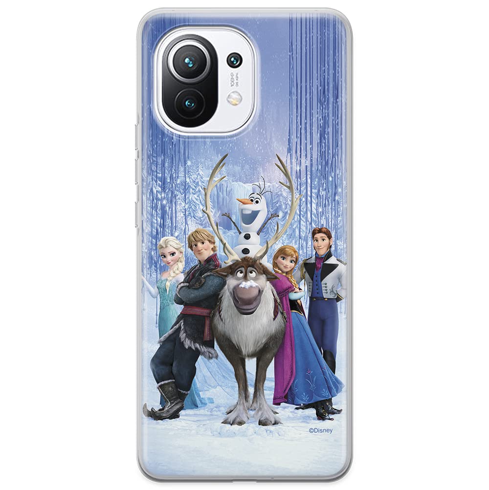 ERT GROUP mobile phone case for Xiaomi 11 original and officially Licensed Disney pattern Frozen 001 optimally adapted to the shape of the mobile phone, case made of TPU