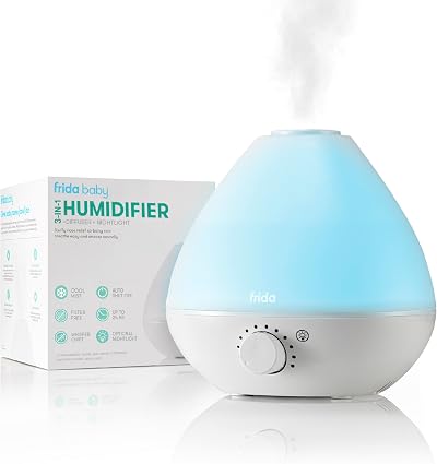 Frida Baby 3-in-1 Humidifier Diffuser Nightlight 24h Quiet Auto Shut Off