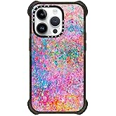 CASETiFY Ultra Impact iPhone 14 Pro Case [5X Military Grade Drop Tested / 11.5ft Drop Protection] - My Neon Summer by Ingrid Ching - Glossy Black