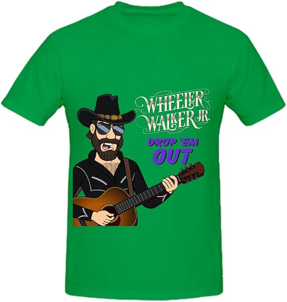 Evan Wheeler Walker Jr Drop 'em Out Roll Mens Screen Printed T Shirts