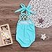 Toddler Baby Kids Solid Cutout Halter Bikini Swimsuit One Piece For Girls 1-6 Years (2-3 Years, One piece)