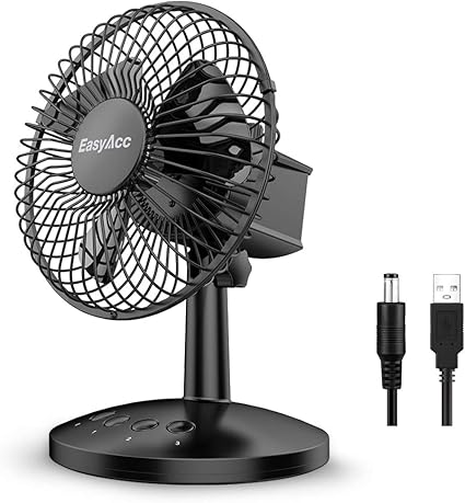 Easyacc Ventilateurs De Table Ventilateur Usb De Bureau Avec Batterie 5200mah 6 16 Heures 3 Vitesses Oscillant Portable Mute Petit Ventilateur Bureau Personnel Silencieux Voyage Bbq Camping Exterieur Amazon Fr Informatique