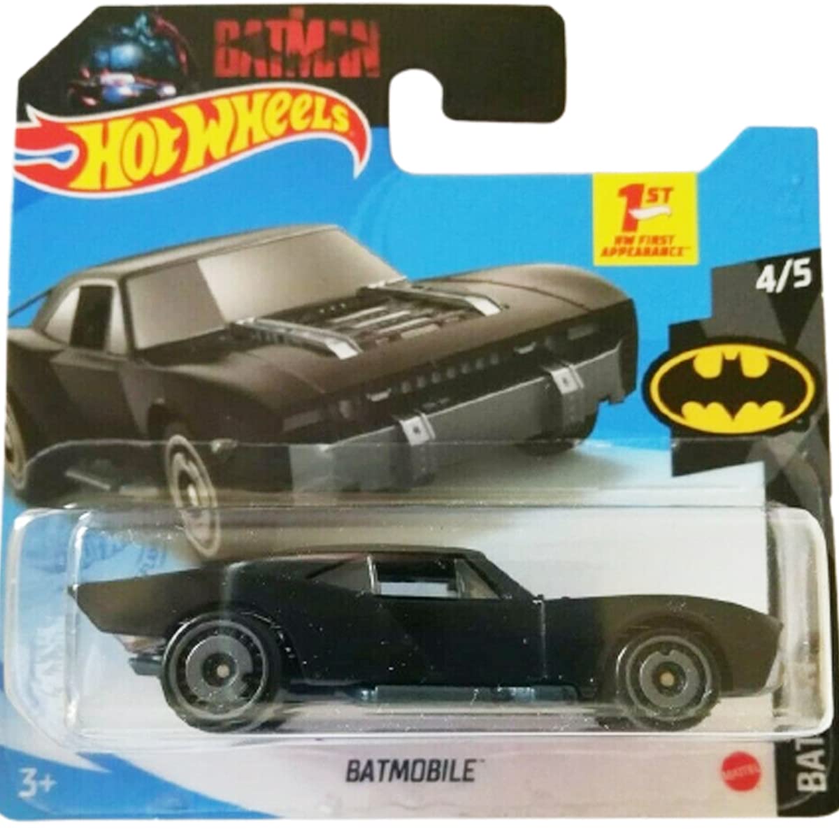 Hot Wheels Batmobile The Batman 4 / 5 (181 / 250) 2021 Short Card