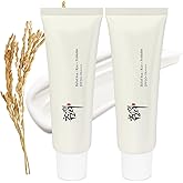 2PCS Relief Sun Organic sunscreen SPF50, Korean Skin Care Solution for All Skin Types, ++++PA++++ Rice and Probiotics, 50ml Nourishing Skin Protection and UV Defens