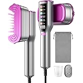 DIGIX 2-in-1 Steamer & Iron, 10s Heat-up, LED Display, 6 Modes, 130ml Large Tank, Self Clean, 1200W Travel Steamer for Clothes, Portable Handheld Garment Steamer for Travel Home Office, Auto-off, 120V