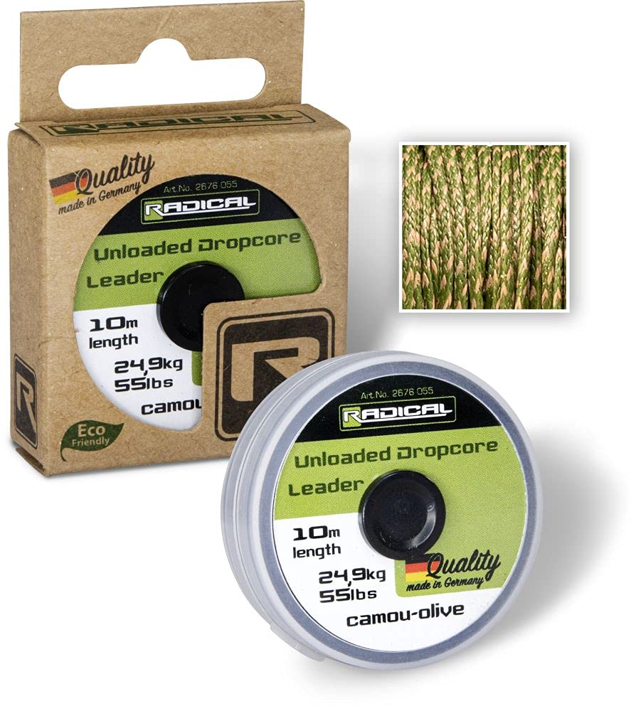 Radical Unloaded Dropcore Leader 10 m 24.9 kg 55 lbs Camou-Olive 55 lbs