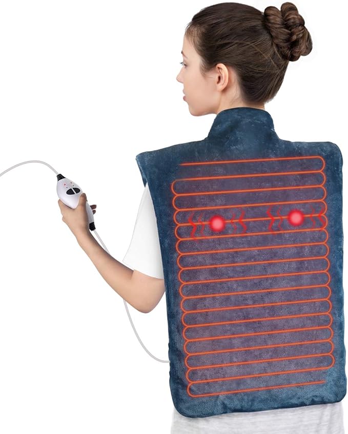 Heating Pad for Back and Shoulder Pain, Electric Heating