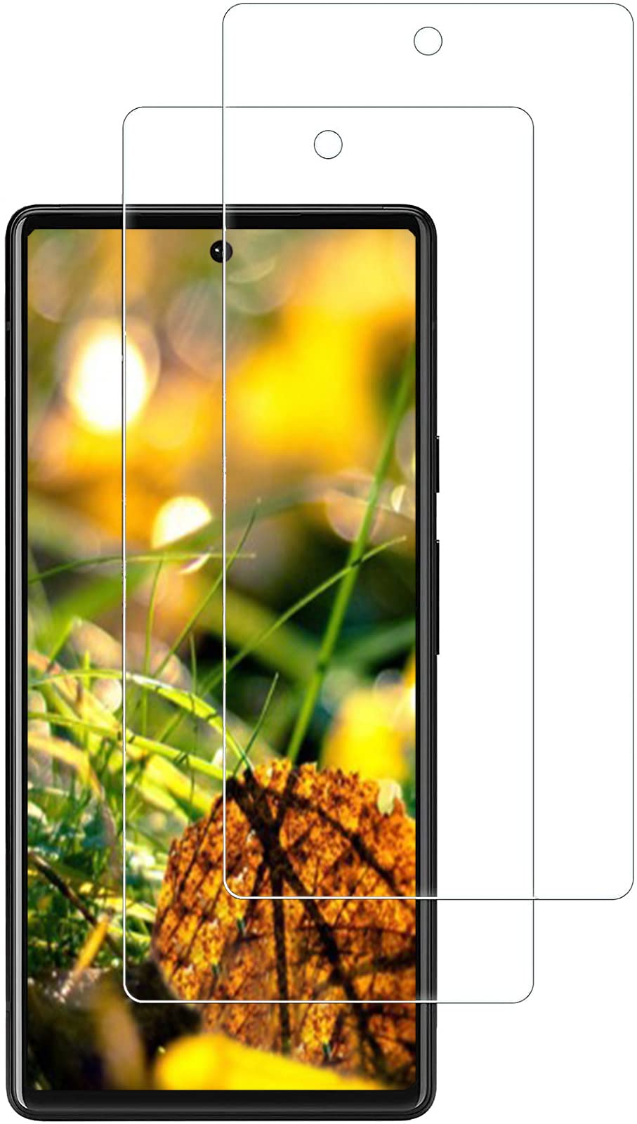 AntilaTech Pack of 2 Tempered Glass Screen Protectors Compatible with Google Pixel 6 - Precision Engineered, Case Friendly, Touch Sensitive and Bubble Free Installation