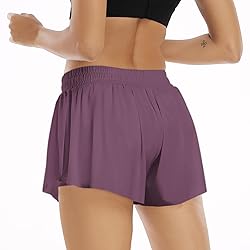 Wsirmet Flowy Shorts for Women Butterfly Shorts 2