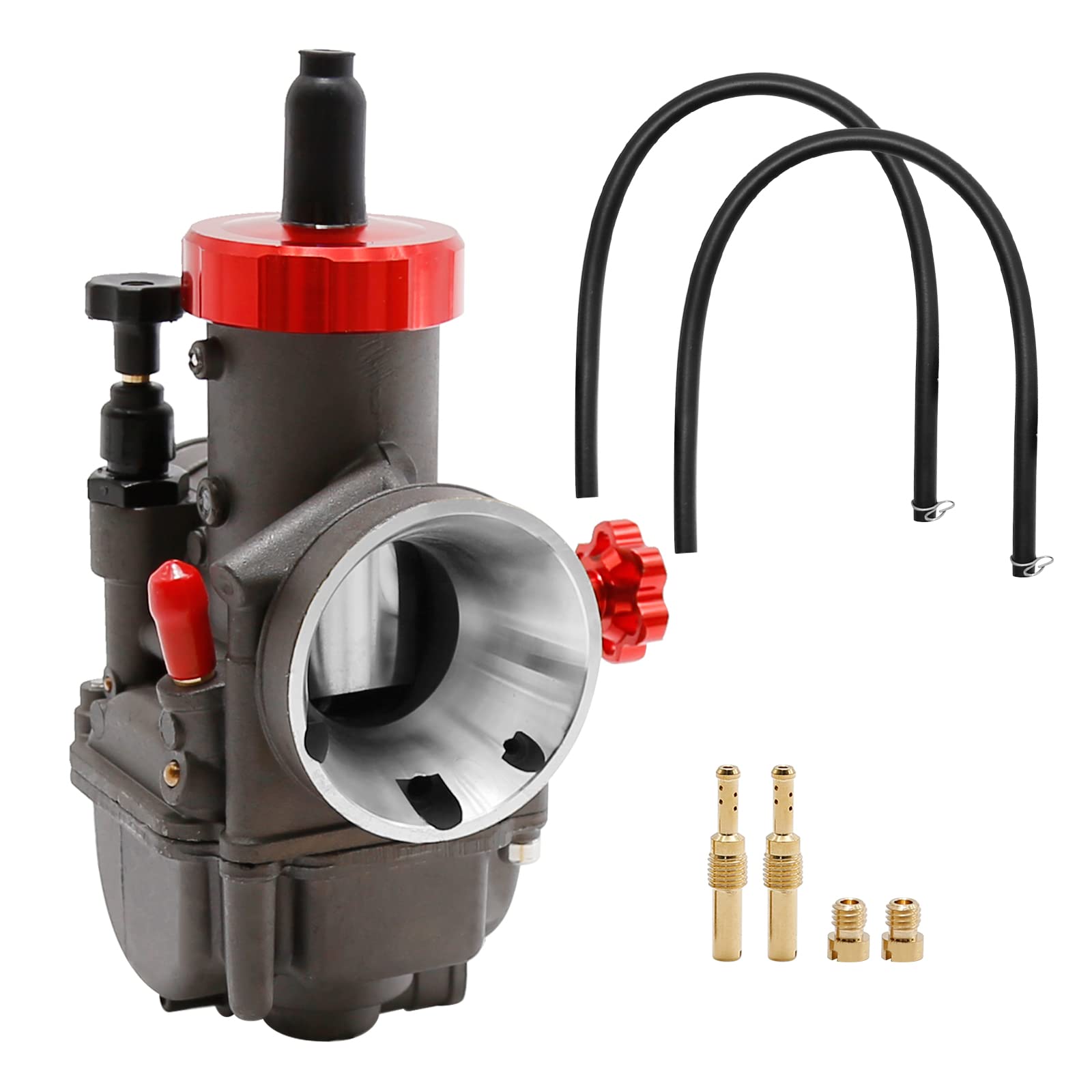 Photo 1 of Anxingo 28mm Motorcycle Carburetor Replacement for Kawasaki, for Yamaha, for Suzuki, for Honda150CC-250CC CG GY6 Engine