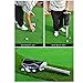 FINGER TEN Golf Ball Retriever Shag Bags Golf Ball Picker Upper Golf Ball Shagger Tube, Portable Pocket Storage Retriever Hold Up 60-70 Balls (Dark)
