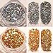Aranher(TM) Gold Silver Laser Holographic Nail Glitter Powder Paillette Dust Pigments(Randomcolor)