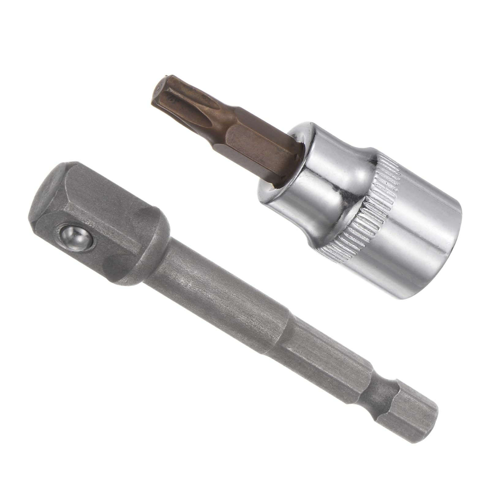 CoCud Torx Bit Socket, T30 Bit 3/8" Drive 2" Length, CR-V Socket with Socket Extension - (Applications: for Fastener Application)