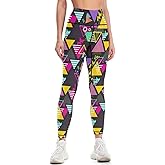 Tadxcjz High Waisted Yoga Pants for Women 4-Way Stretch Soft Running Workout Leggings Athletic Yoga Pants