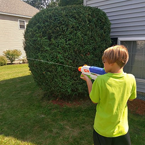 AMGlobal Water Blaster, Super Soaker Blaster, Water Gun, Water Pistol, Squirt Gun With 34 Feet Shooting Distance 33 Ounces Capacity For Kids For Swimming Party Bath Time