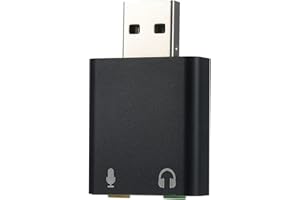 USB External Sound Card 7 1 to 3 5mm Earphone Mic Adapter Soundcard Headphone Jack Stereo Headset Driver- for PC Laptop Digit