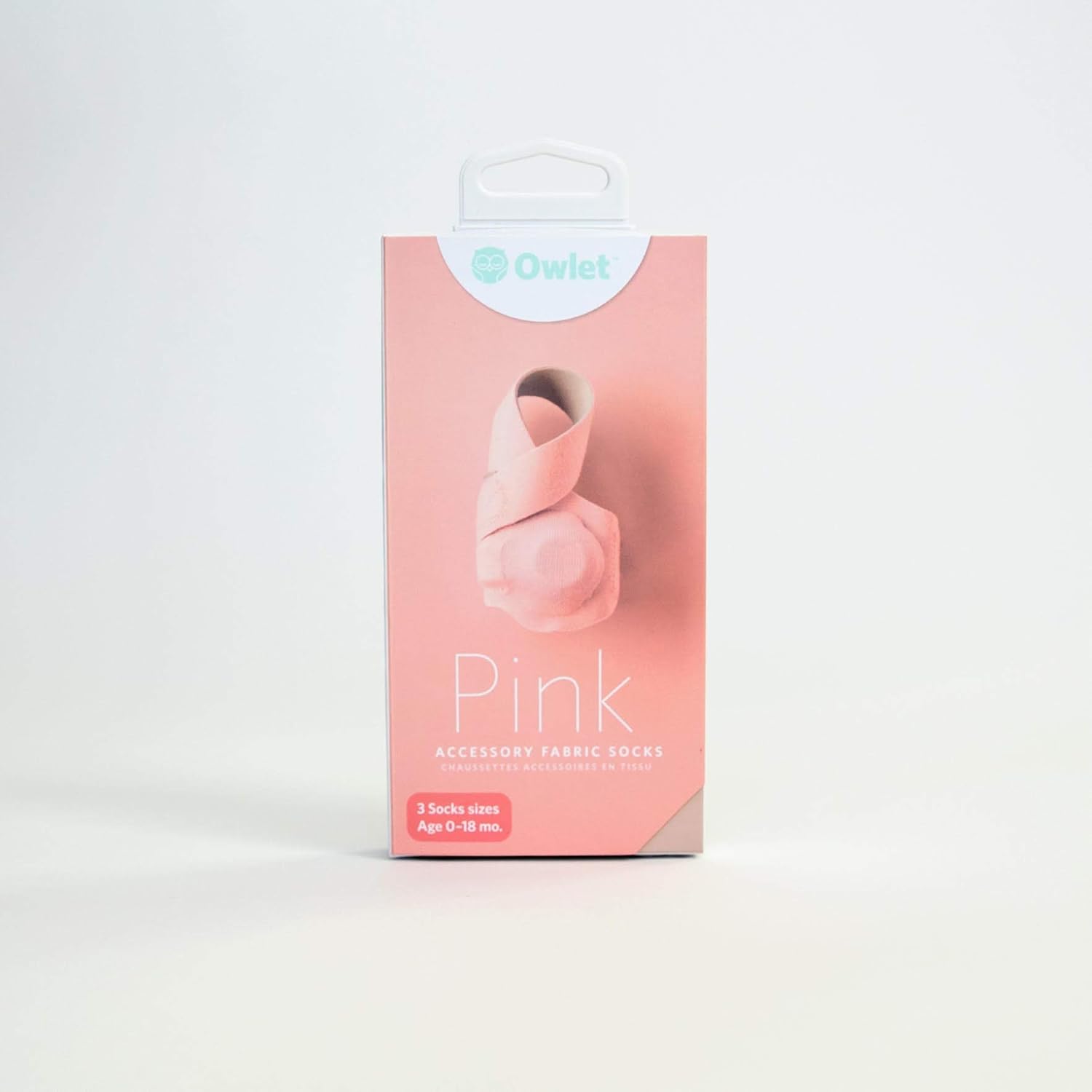 pink owlet sock