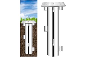 SLIIMU In-ground Umbrella Base, Stand Umbrella Holder, Universal Umbrella Ground Anchor, Patio Umbrella Base In Ground for Offset Cantilever Patio Umbrella, Hanging Parasol Holder
