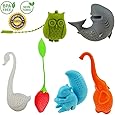 Infusori per tè in silicone a forma di dinosauro, riutilizzabile, per tè in foglie sfuse