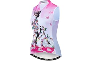 Hotlion Women's Cycling Jersey Summer Bike Shirts Pro Bicycle Clothing Ladies Half Zipper