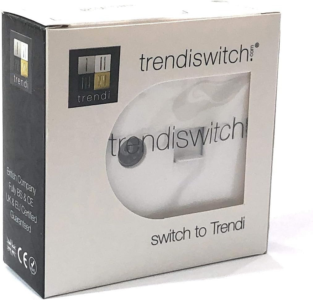 Trendi Artistic Modern Glossy Tactile TV Co-axial Socket + Telephone Socket White ART-TLP+TVWH - Image 5