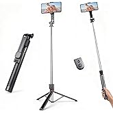GBFETM 71" Phone Tripod Selfie Stick for iPhone and Android Phone, Cell Phone Tripod Stand with Wireless Remote Control