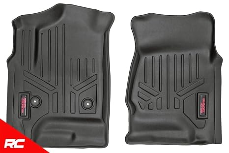 Rough Country Floor Liners Compatible W 2014 2018 Chevy Silverado