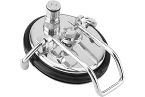 Carbonation Keg Lid Home Brew Homebrew Cornelius Style Keg Carbonation Lid Kit Beer Carbonized Cover with 0.5 Diffusion Stone