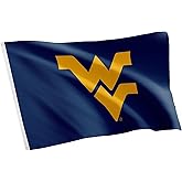 Desert Cactus West Virginia University WVU Flag - 3 x 5 Feet Mountaineers Banner, Indoor/Outdoor Durable Fabric, 100% Polyester Design (Style 1)