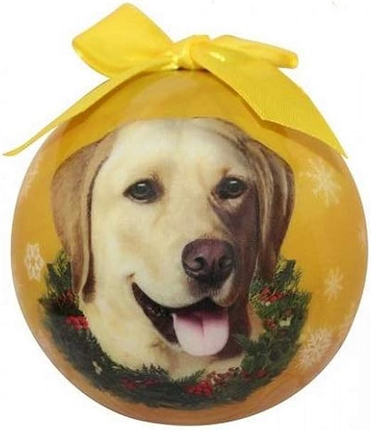 yellow lab christmas