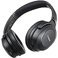 TOZO Hybrid Active Noise Cancelling Headphones, Wireless Over Ear Bluetooth Headset, 40H Playtime, Hi-Res Audio Custom EQ via App Deep Bass Comfort Fit Ear Cups, for Home Office Travel Black