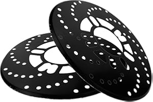 LALADEFIEE Car Brake Disc Covers Aluminum Alloy Brake Drum Covers Black Automotive Modification Vehicle Aesthetic Enhancement